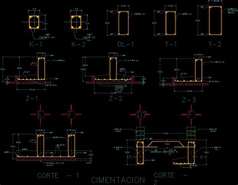 Foundation Details Dwg Section For Autocad • Designs Cad