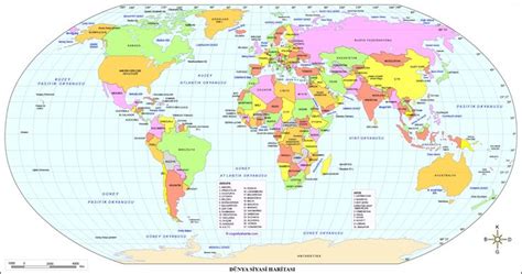 Dünya Haritası Canım Anne Dünya haritaları Coğrafya Haritalar