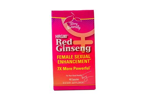 Red Ginseng Female Sexual Enhancement Terry Naturally 48 Capsules