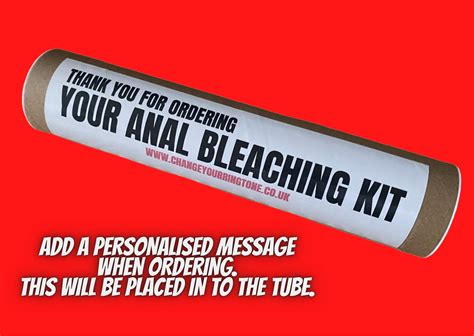 Prank Tube Your Anal Bleaching Kit Is Inside Funny Gift Etsy