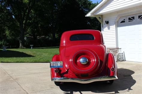 1936 Ford Deluxe Three Window Coupe Custom For Sale