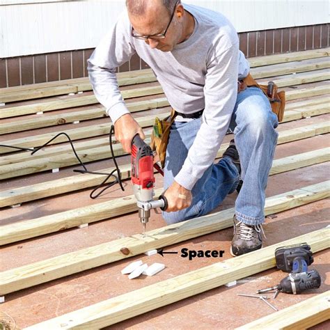 This is an ideal table top for durability. How to Build a Deck Over a Concrete Patio | Building a ...
