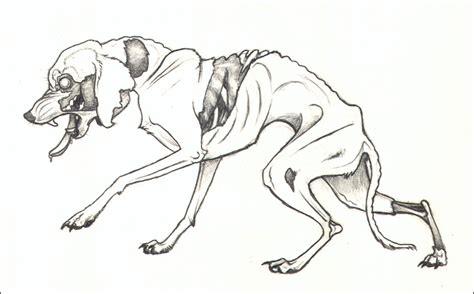 Zombie Dog By Nikkiburr On Deviantart