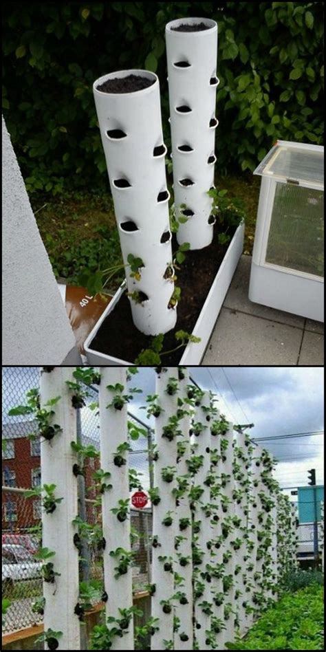 How To Make Your Own Vertical Strawberry Planter Want To