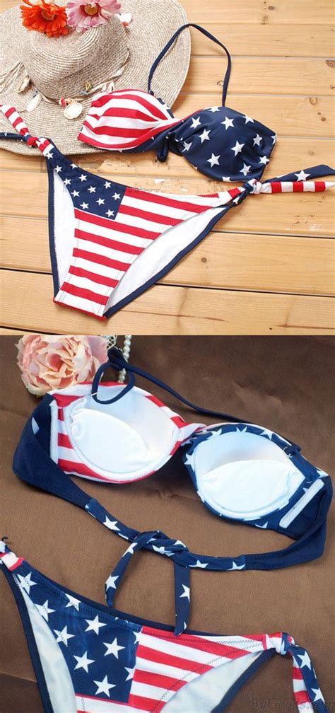 new sexy american flag stripes summer bikinis swimwear only 21 99 bikinis