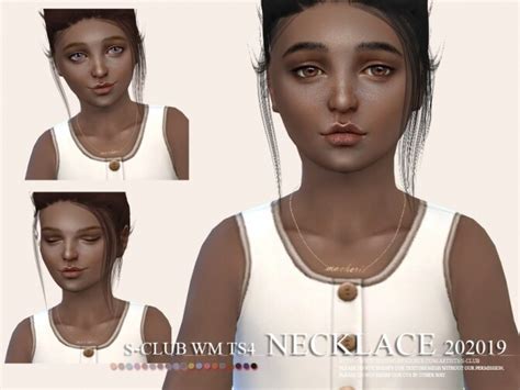 Necklace 202019 By S Club Wm At Tsr Sims 4 Updates
