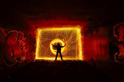 Light Painting And Steel Wool Nathan Davis Photography