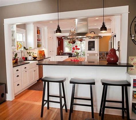 35 Stunning Small Open Kitchen And Dining Room Layout Breakfast Bars