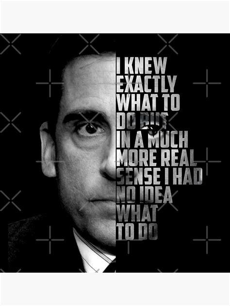 Michael Scott Poster For Sale By Itsdarkinthere Redbubble