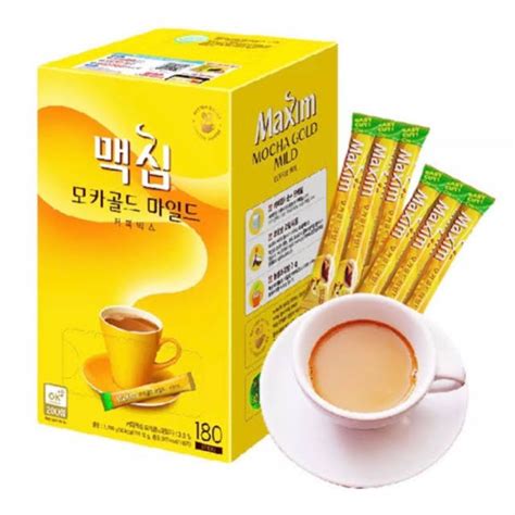 Maxim Instant Coffee Korean Instant Coffee Mix Mocha Gold Mild