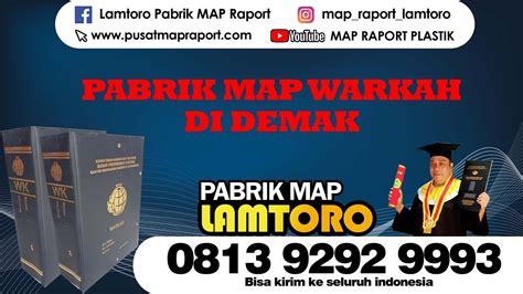 WA 081392929993 PABRIK MAP WARKAH DI DEMAK YouTube