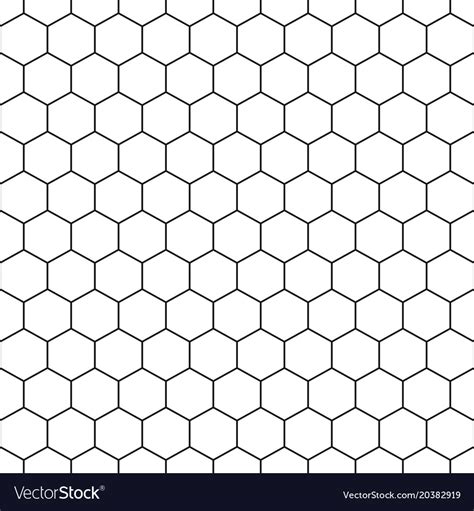 Seamless Hexagonal Pattern Geometric Royalty Free Vector