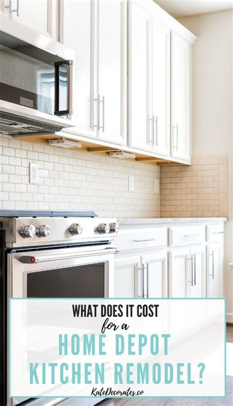 Sure, kitchen remodeling can get as expensive as you let it, but it doesn't have to. How Much Does a Home Depot Kitchen Cost | Kitchen cost ...