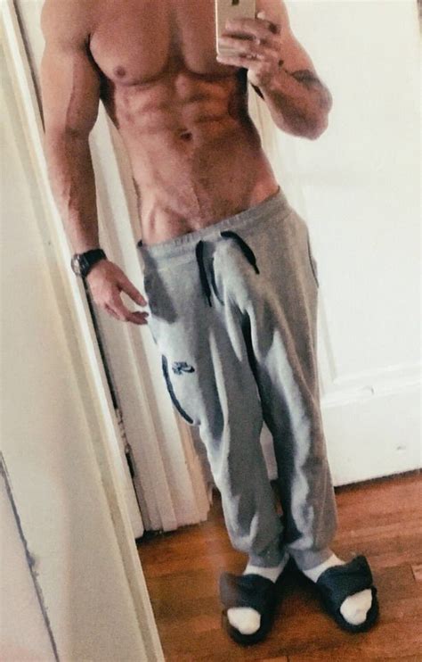 Photo Gray Sweatpants Bulge Lpsg