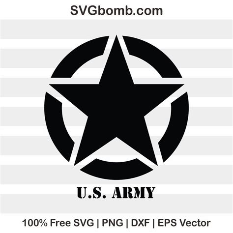 Free Logo Svg Us Army Vector Image Svg Free Files Svg Files For
