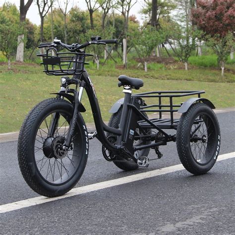Fat Tricycle électrique Des Pneus Avec Le Support Arrière Chine