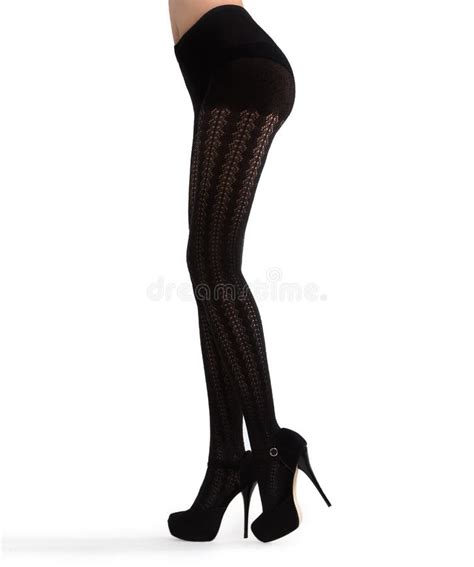 girl in black pantyhose stock image image of erotic 49618349