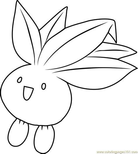 Oddish Pokemon Coloring Page Free Pokémon Coloring Pages