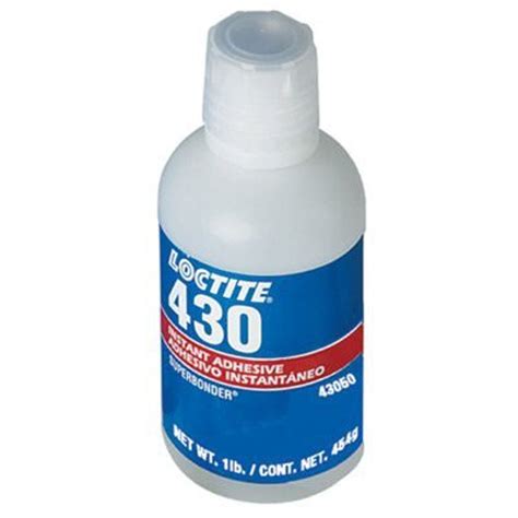 Henkel 43061 Loctite 430 Super Bonder Instant Adhesive 1 Lb Bottle At