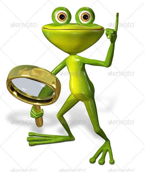 Green Frog With Magnifying Glass Frog Frog Wallpaper Green Frog