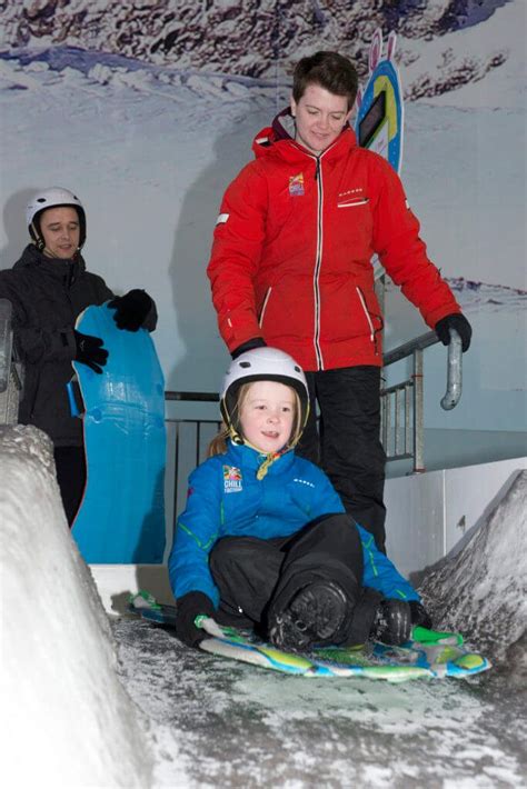 **snow tubing is located at a separate location than the ski slopes!** **snow report is for the conditions of the ski slope** information does not reflect the conditions at the tube run 1 slope and 1 magic carpet. Chill Factore Birthday Parties - One Frazzled Mum
