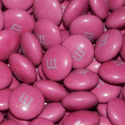 5000 Pcs Dark Pink Mandms Candy Milk Chocolate 10lb Case Approx