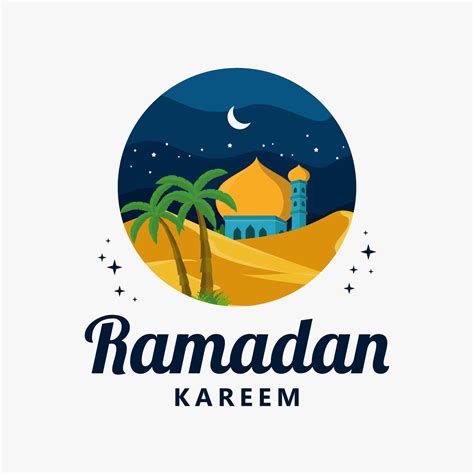 Ramadan Kareem Logo Vector Design 20437819 Vector Art At Vecteezy