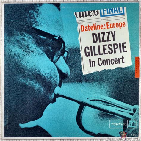 Dizzy Gillespie ‎ Dateline Europe Dizzy Gillespie In Concert 1963