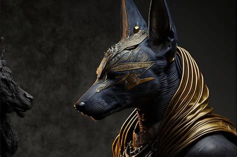 Premium Photo Anubis Is An Ancient Egyptian God The Deity Of The