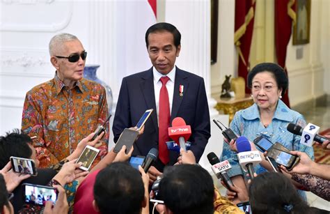 Megawati Dan Try Sutrisno Ucapkan Selamat Kepada Presiden Jokowi