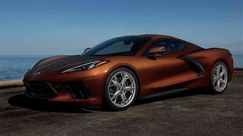 Paint Spill See The Chevy C8 Corvettes New For 2022 Gray Orange And