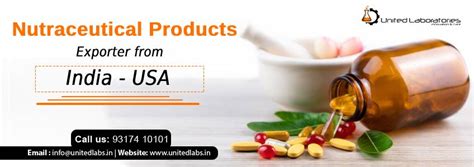 Nutraceutical Products Exporter From India To Usa Import Nutra