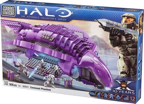 Mega Bloks Halo Buildable Covenant Phantom Uk Toys And Games