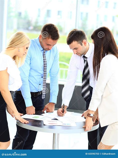 Business Meeting Manager Discussing Work Stock Image Image Of