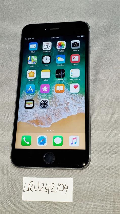 Apple Iphone 6s Plus Straight Talk Grey 32gb A1634 Lrvz42104