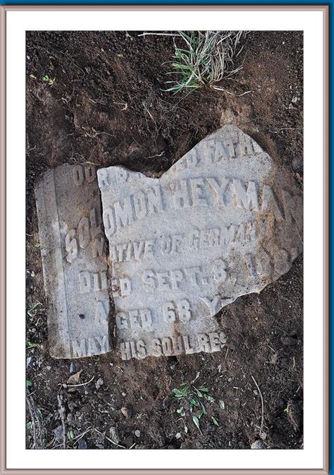 The Mystery Of The Three Headstones Nevada County Historical