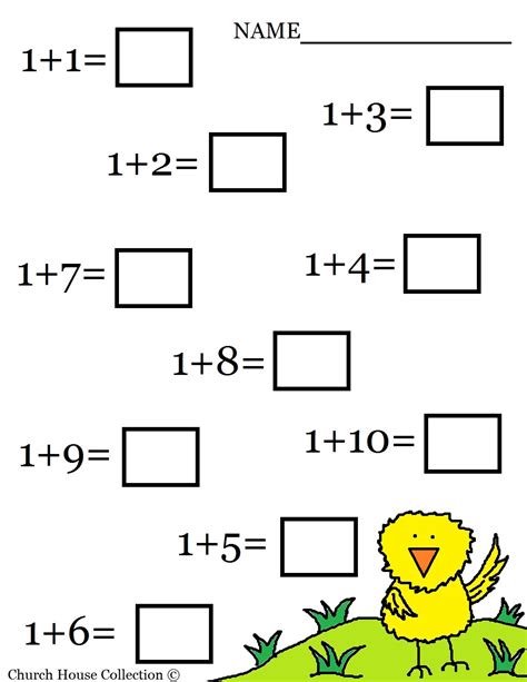 Church House Collection Blog Easter Math Worksheets For Kids
