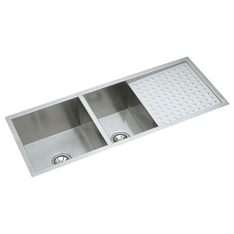 Shop Elkay Avado 185 In X 4725 In Polished Satin Double Basin