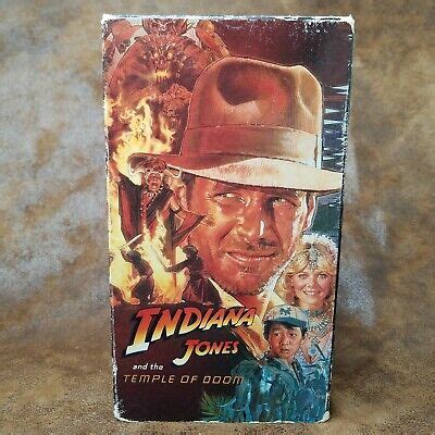 INDIANA JONES AND The Temple Of Doom VHS 1989 Harrison Ford 2 95