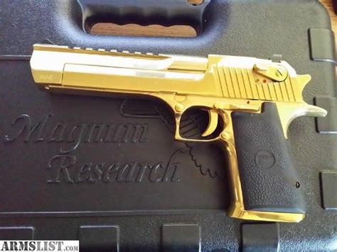 Armslist For Sale 24k Gold Desert Eagle 50 Cal Unfired