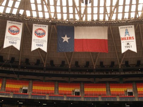 Houston Texas Old Historic Astrodome Sports Complex Astro Dome Astros