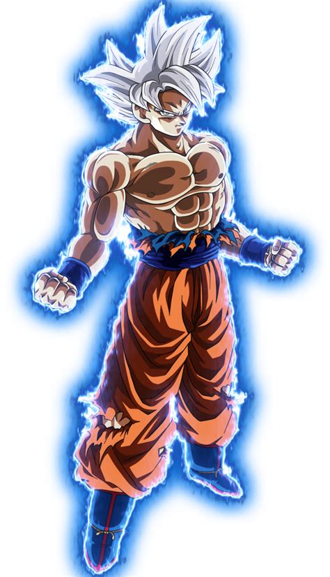 A Drawing Of Gohan From Dragon Ball Super Broly With Blue Lighting