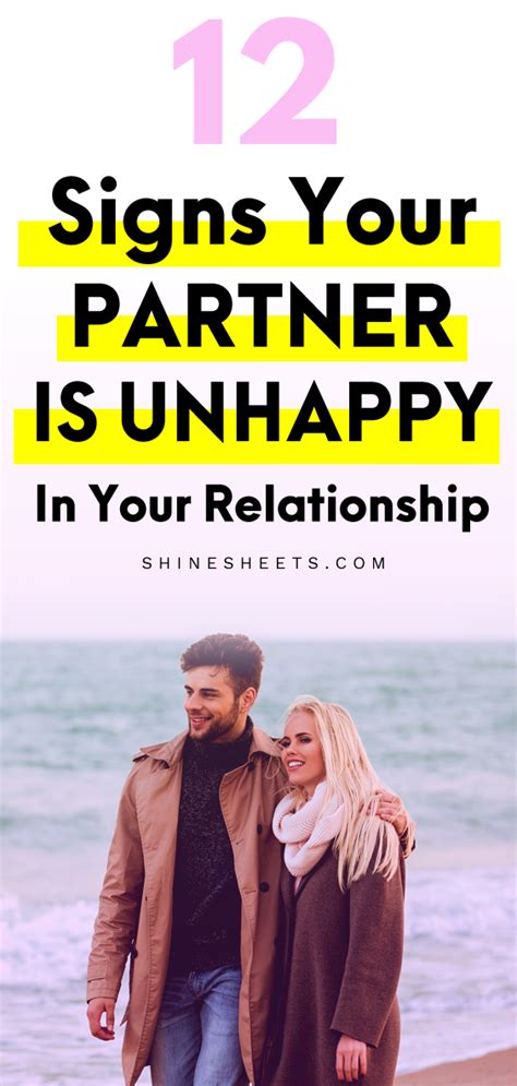 10 Signs Your Partner Is Unhappy In Your Relationship In 2020 Relationship Partners Unhappy