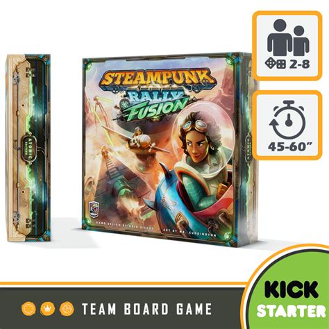 steampunk rally fusion atomic deluxe kickstarter team board game