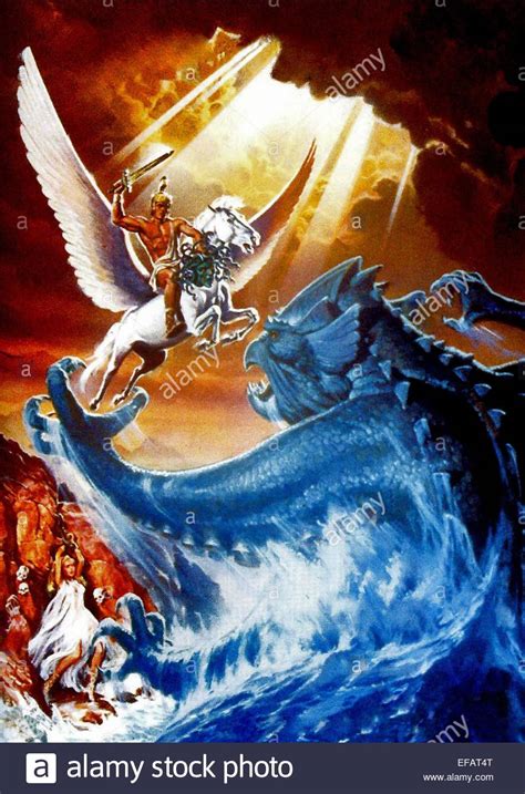 Movie Poster Clash Of The Titans 1981 Stock Photo