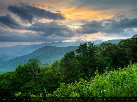 Free Download Blue Ridge Summer Evening Sunset Desktop