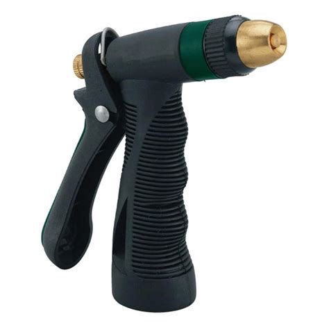 Orbit Adjustable Pistol Grip Spray Nozzle W Brass Head Water Nozzles
