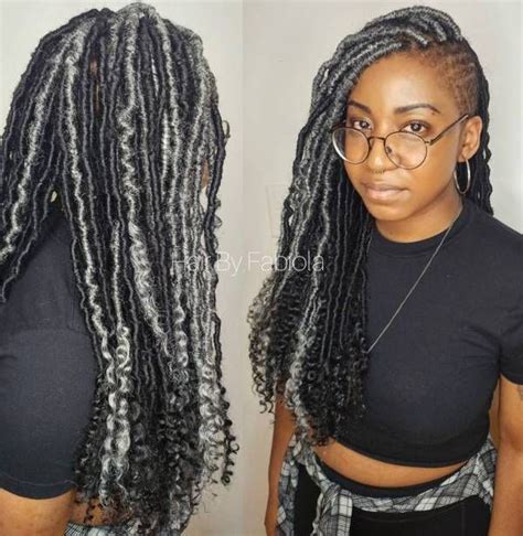 40 Fabulous Funky Ways To Pull Off Faux Locs Faux Locs Hairstyles