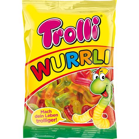 Trolli neon gummy sour worms small. Trolli Wurrli | Online kaufen im World of Sweets Shop