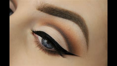 Cut Crease Makeup Tutorial Neutral Eyeshadows Youtube